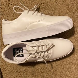 white shoes